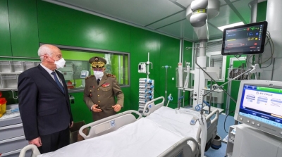 Saïed inaugure le nouveau service de réanimation à l'hôpital militaire