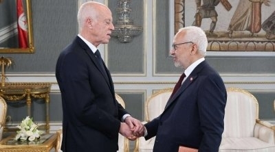 قيس سعيد يتصل بالغنوشي للإطمئنان على صحته