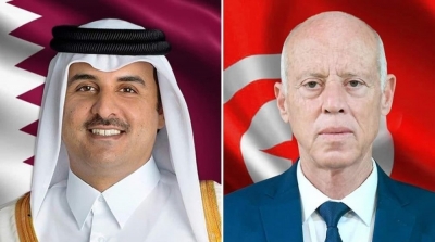 تفاصيل المكالمة الهاتفية بين قيس سعيد و أمير قطر  