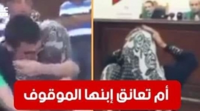 محكمة تونس :عجوز ال80 تطلب معانقة إبنها الموقوف والقاضي يسمح لها