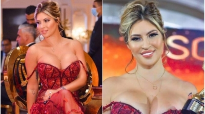إطلالة جريئة لمريم الدباغ في مهرجان أوسكار العرب (صور)